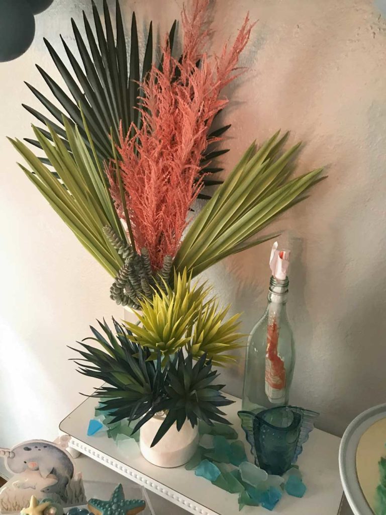 UNDER THE SEA THEMED FLORAL ARRANGEMENTS