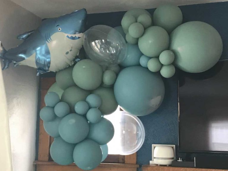 UNDER THE SEA THEMED BALLOON GARLAND